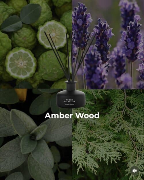 Аромадиффузор Amber Wood 90 мл Aroma Selective — изображение 3